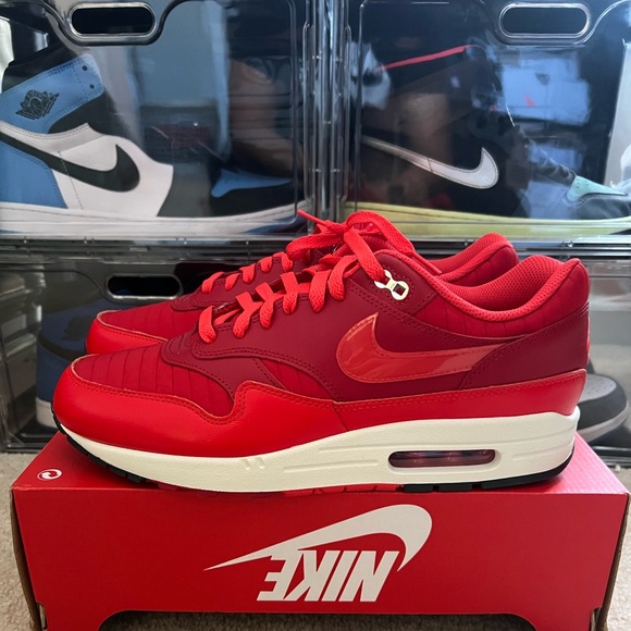 Nike Other - Brand New Nike Air Max 1 Gym Red University Red HQ3607-687 Men's Size 11.5